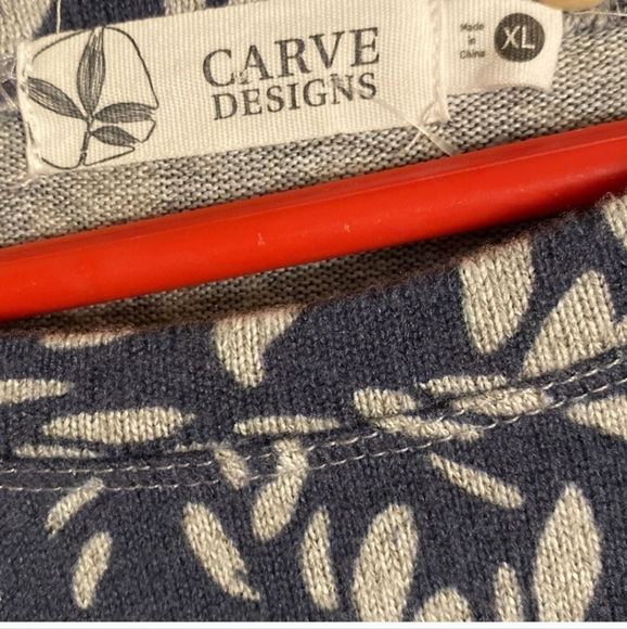 CARVE designs TOP long sleeves SUPER SOFT curved hem SIZE XL like new - Picture 2 of 5